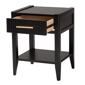 Baxton Studio Primrose Mid-Century Wood 1-Drawer Nightstand - image 2