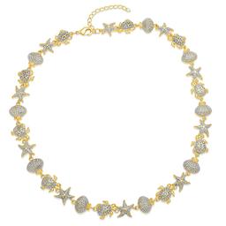 Gianni Argento 1/10ctw. Sealife Link Necklace