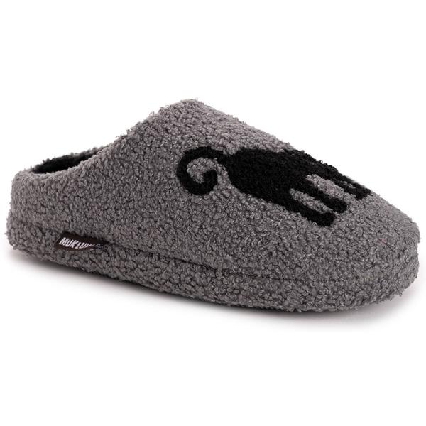 Womens MUK LUKS(R) Halloween Punch Needle Clog Cat Slippers - image 