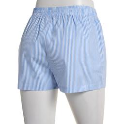 Juniors Derek Heart Poplin Boxer Shorts with Patch