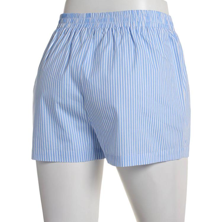 Juniors Derek Heart Poplin Boxer Shorts with Patch