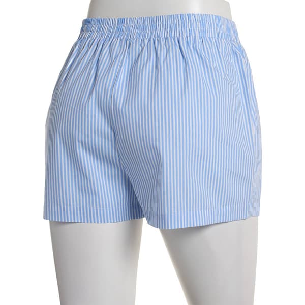 Juniors Derek Heart Poplin Boxer Shorts with Patch