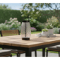 Adesso Cassius Cordless LED Tall Table Lantern w/ Glass Shade - image 6
