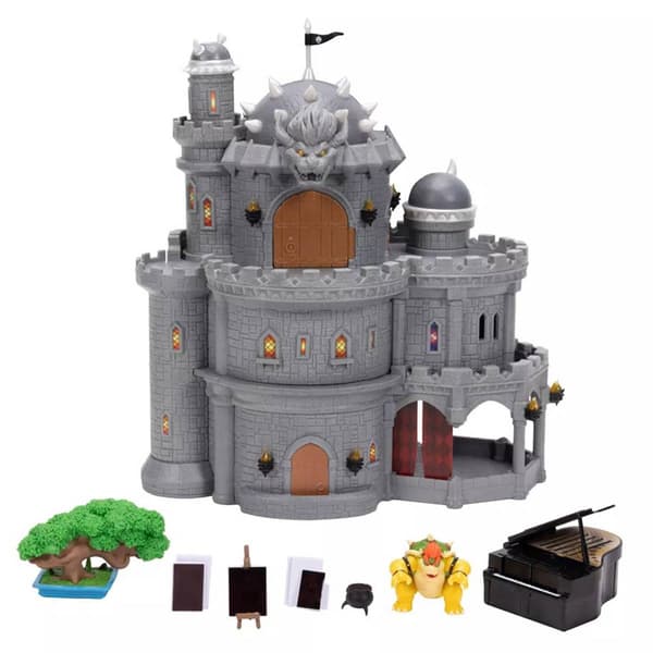 Jakks The Super Mario Galaxy Movie –Deluxe Bowser Castle Playset