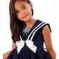 Girls &#40;4-6x&#41; Bonnie Jean Sleeveless Dot Stripe Nautical Dress - image 5