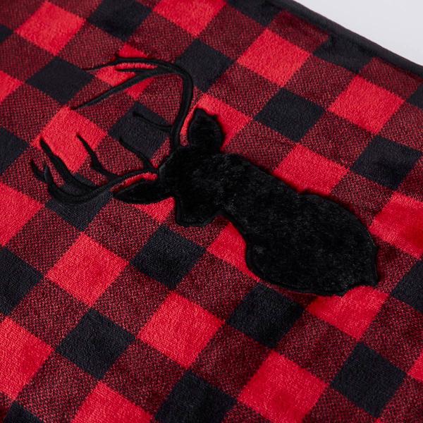 Rejuve Deer Applique Weighted Blanket