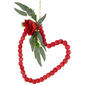 Northlight Seasonal Wooden Bead Heart with Rose Wall Décor - image 3