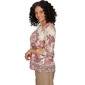 Womens Alfred Dunner Union Square 3/4 Sleeve Floral Blouse - image 4