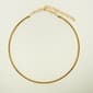 Wearable Art Gold-Tone Metal Collar Necklace - image 1
