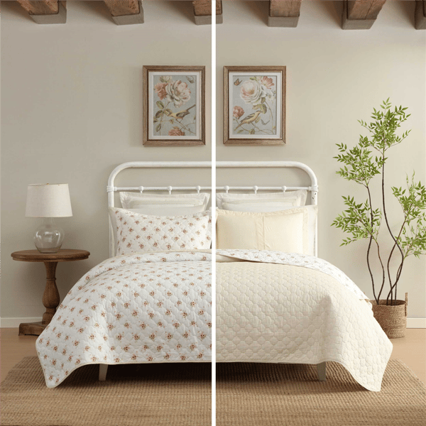 Laura Ashley Dorrie Reversible Qulit Set