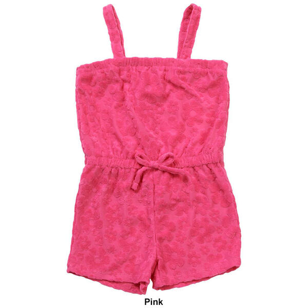Toddler Girl Sweet Butterfly Floral Knit Romper