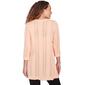 Petite Emaline Sunset Key 3/4 Sleeve Solid Open Cardigan - image 2