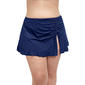 Plus Size Profile by Gottex Solid Side Slit Cinch Swim Skirt - image 1