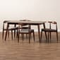 Baxton Studio Amato Mid- Century 5 Piece Dining Set - image 6