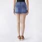 Juniors No Comment Low Rise NYC Applique Skort - Baby Blue - image 3