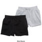 Girls &#40;7-16&#41; Jolie & Joy 2pk. Solid/Marled Basic Shorts - image 2