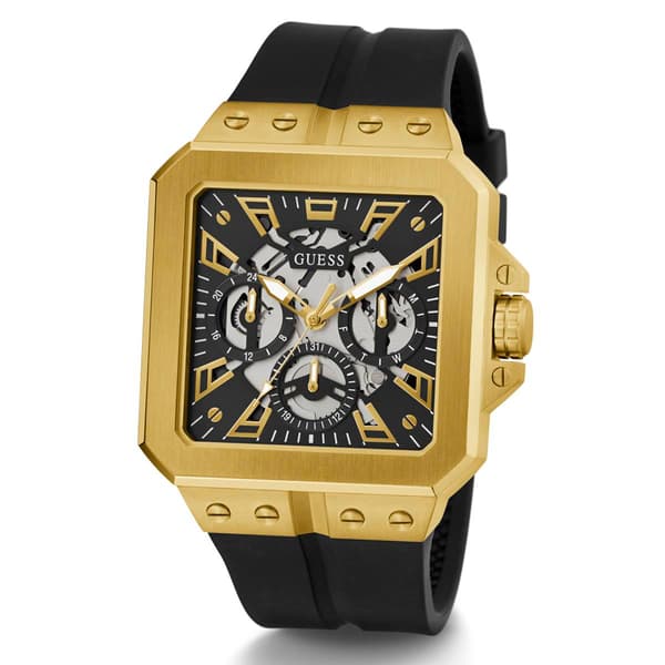 Mens Guess Watches® Gold Tone Multi-function Watch - GW0637G2