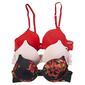 Womens Rachel Roy 3pk. Shiny Slight Push-Up Micro Bra RR113-3PK - image 1