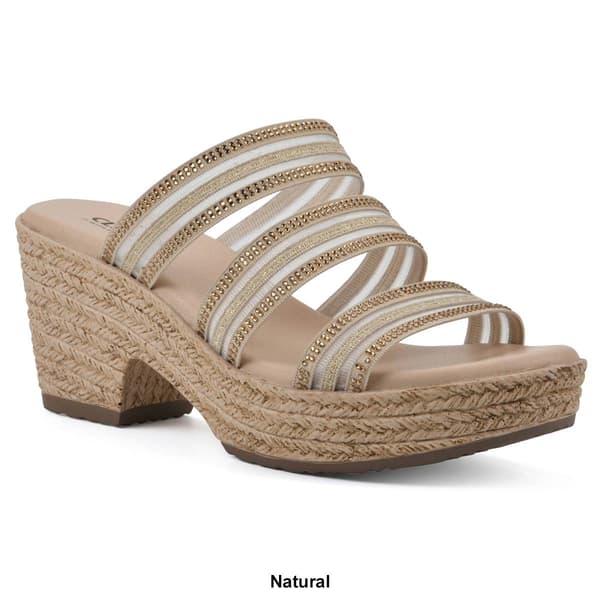 Womens Cliffs by White Mountain Bianna Wedge Sandals