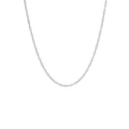 Sterling Silver Singapore 20in. Chain Necklace