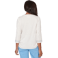 Womens Alfred Dunner St. Augustine Medallion Embroidery Blouse - image 2