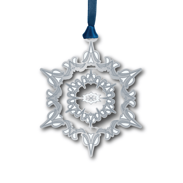 Beacon Design Snowflake Spinner Ornament - image 