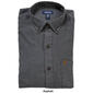 Mens IZOD&#174; Solid Flannel Shirt - image 2
