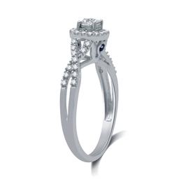 Loveblooms™ Sterling Silver 3/8ctw. Diamond Bridal Set
