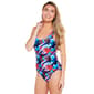 Womens Nicole Miller Studio Americana One Piece Swimsuit - image 1
