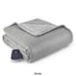 Micro Flannel&#174; Reverse to Ultra Velvet&#174; Heated Throw - image 5