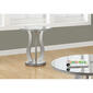 Monarch Specialties Round Mirrored End Table - image 1