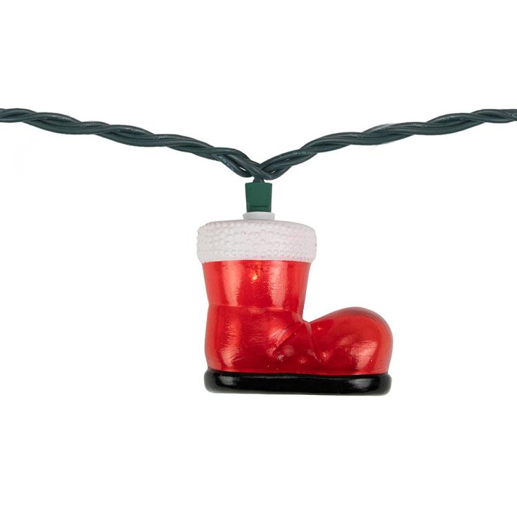 Northlight Seasonal 10ct. Santa''s Boots Christmas Lights