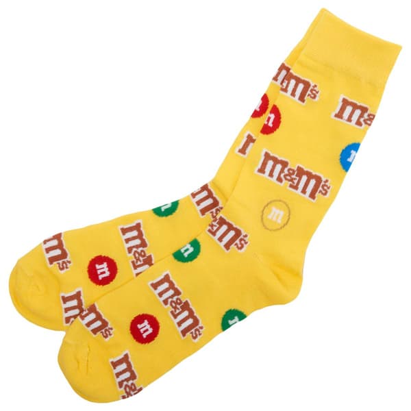 Mens Crazy Socks M&Ms Crew Socks - image 