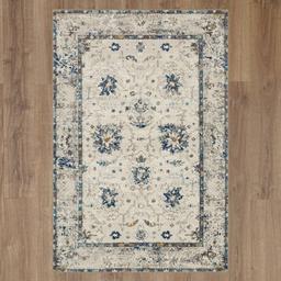 Mohawk Home Waldorf Grey/Dark Blue Large Area Rug