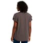 Womens Adrianna Papell Flutter Sleeve Ripple Stripe Blouse - image 2