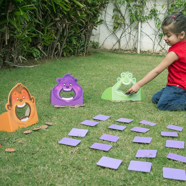 Chalk N Chuckles Hungrrry Four Memory Game