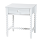 Baxton Studio Brantley Spindle 1-Drawer Nightstand - image 1