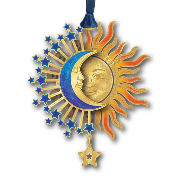 Beacon Design Sun &amp; Moon Crescent Ornament - image 