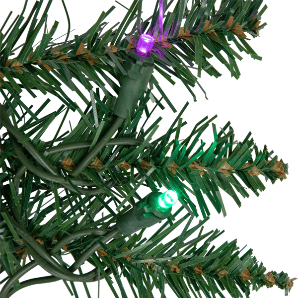 Northlight 9ft. Multi LED Pre-Lit Winona Fir Christmas Garland