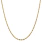 Unisex Gold Classics(tm) 2.5mm. 14k Diamond Cut Light Rope Necklace - image 1