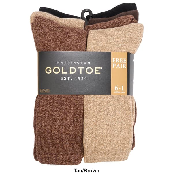 Mens Gold Toe® 6+1 Harrington Crew Socks Boscov's