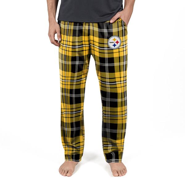 Mens NFL Pittsburgh Steelers Peak Flannel Pajama Pants - image 