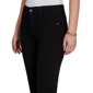 Womens Ruby Rd. Key Items Jet Black Cropped Girlfriend Jeans - image 5