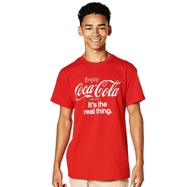 Young Mens Coca-Cola&#40;R&#41; Short Sleeve Graphic Tee - image 