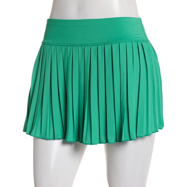 Juniors No Comment Sport Jersey Pleated Skort