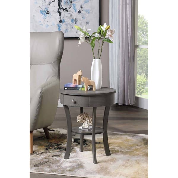 Convenience Concepts Classic Living Rooms Schaffer Table - Grey - image 
