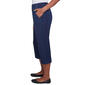 Womens Alfred Dunner Free Spirit Knit Denim Capri Pants - image 3