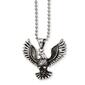 Mens Gentlemen's Classics&#40;tm&#41; Antiqued Screaming Eagle Pendant Neckl - image 1