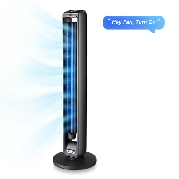 Emerson Smartvoice 42 Inch Tower Fan W/Remote - image 