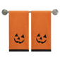 Avanti Jack-O-Lantern Halloween 2pk.Embroidered Hand Towels - image 2